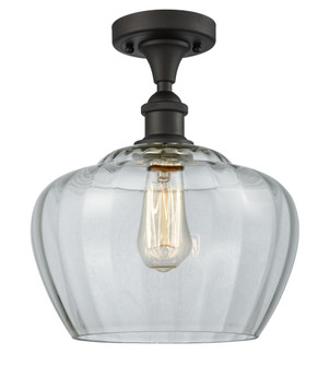 Fenton - 1 Light - 11 inch - Oil Rubbed Bronze - Semi-Flush Mount (3442|516-1C-OB-G92-L)