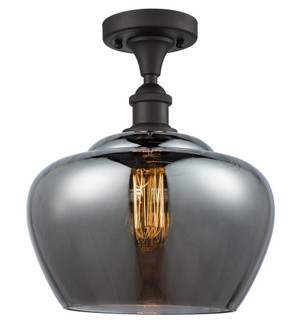 Fenton - 1 Light - 11 inch - Oil Rubbed Bronze - Semi-Flush Mount (3442|516-1C-OB-G93-L-LED)