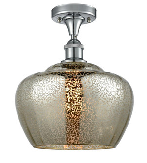 Fenton - 1 Light - 11 inch - Polished Chrome - Semi-Flush Mount (3442|516-1C-PC-G96-L-LED)