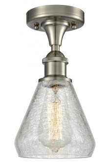 Conesus - 1 Light - 6 inch - Brushed Satin Nickel - Semi-Flush Mount (3442|516-1C-SN-G275-LED)