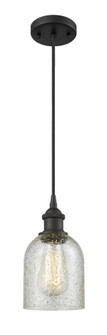Caledonia - 1 Light - 5 inch - Oil Rubbed Bronze - Cord hung - Mini Pendant (3442|516-1P-OB-G259)