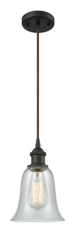 Hanover - 1 Light - 6 inch - Oil Rubbed Bronze - Cord hung - Mini Pendant (3442|516-1P-OB-G2812-LED)