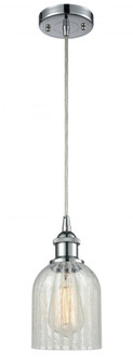 Caledonia - 1 Light - 5 inch - Polished Chrome - Cord hung - Mini Pendant (3442|516-1P-PC-G2511-LED)