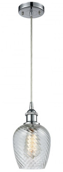 Salina - 1 Light - 6 inch - Polished Chrome - Cord hung - Mini Pendant (3442|516-1P-PC-G292)