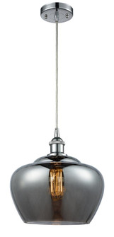 Fenton - 1 Light - 11 inch - Polished Chrome - Cord hung - Mini Pendant (3442|516-1P-PC-G93-L)