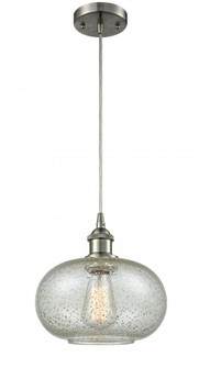 Gorham - 1 Light - 10 inch - Brushed Satin Nickel - Cord hung - Mini Pendant (3442|516-1P-SN-G249)