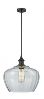 Fenton - 1 Light - 11 inch - Oil Rubbed Bronze - Mini Pendant (3442|516-1S-OB-G92-L-LED)