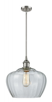 Fenton - 1 Light - 11 inch - Brushed Satin Nickel - Mini Pendant (3442|516-1S-SN-G92-L-LED)