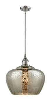 Fenton - 1 Light - 11 inch - Brushed Satin Nickel - Mini Pendant (3442|516-1S-SN-G96-L)