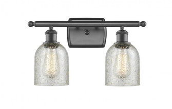 Caledonia - 2 Light - 15 inch - Oil Rubbed Bronze - Bath Vanity Light (3442|516-2W-OB-G259)