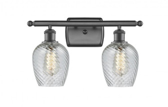 Salina - 2 Light - 16 inch - Oil Rubbed Bronze - Bath Vanity Light (3442|516-2W-OB-G292)