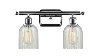 Caledonia - 2 Light - 15 inch - Polished Chrome - Bath Vanity Light (3442|516-2W-PC-G2511)