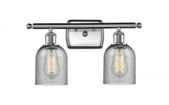 Caledonia - 2 Light - 15 inch - Brushed Satin Nickel - Bath Vanity Light (3442|516-2W-SN-G257)
