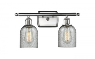 Caledonia - 2 Light - 15 inch - Brushed Satin Nickel - Bath Vanity Light (3442|516-2W-SN-G257-LED)