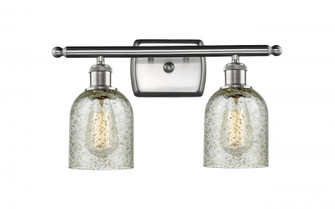 Caledonia - 2 Light - 15 inch - Brushed Satin Nickel - Bath Vanity Light (3442|516-2W-SN-G259)