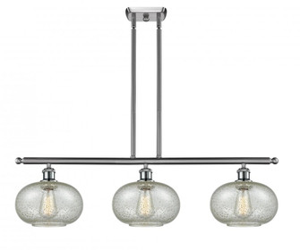 Gorham - 3 Light - 36 inch - Brushed Satin Nickel - Stem hung - Island Light (3442|516-3I-SN-G249)