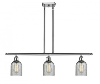 Caledonia - 3 Light - 36 inch - Brushed Satin Nickel - Stem hung - Island Light (3442|516-3I-SN-G257-LED)
