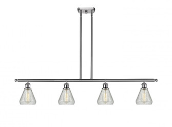 Conesus - 4 Light - 48 inch - Brushed Satin Nickel - Stem hung - Island Light (3442|516-4I-SN-G275-LED)