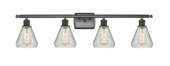 Conesus - 4 Light - 36 inch - Oil Rubbed Bronze - Bath Vanity Light (3442|516-4W-OB-G275)