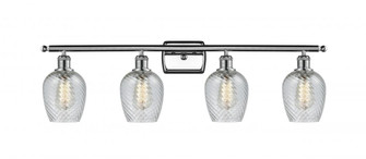 Salina - 4 Light - 36 inch - Polished Chrome - Bath Vanity Light (3442|516-4W-PC-G292-LED)