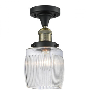 Colton - 1 Light - 6 inch - Black Antique Brass - Semi-Flush Mount (3442|517-1CH-BAB-G302-LED)