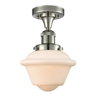 Oxford - 1 Light - 8 inch - Polished Nickel - Semi-Flush Mount (3442|517-1CH-PN-G531-LED)