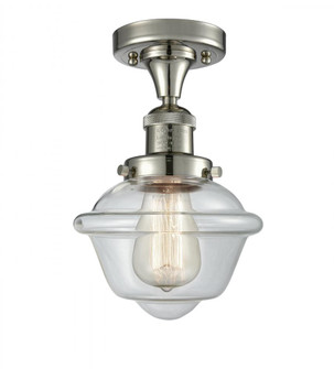 Oxford - 1 Light - 8 inch - Polished Nickel - Semi-Flush Mount (3442|517-1CH-PN-G532-LED)