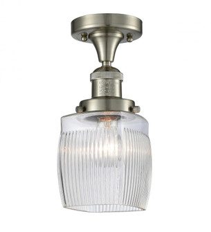 Colton - 1 Light - 6 inch - Brushed Satin Nickel - Semi-Flush Mount (3442|517-1CH-SN-G302)