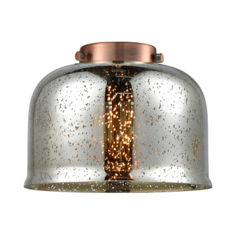 Large Bell Silver Plated Mercury Glass (3442|G78)
