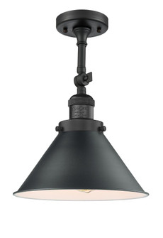 Briarcliff - 1 Light - 10 inch - Matte Black - Adjustable Semi-Flush Mount (3442|201F-BK-M10-BK-LED)
