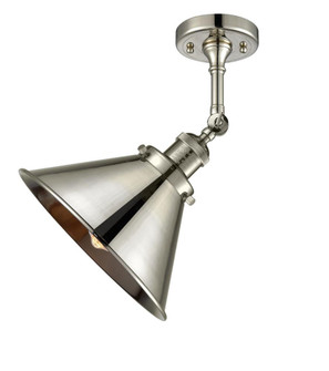 Briarcliff - 1 Light - 10 inch - Polished Nickel - Semi-Flush Mount (3442|201F-PN-M10-PN)