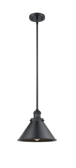 Briarcliff - 1 Light - 10 inch - Matte Black - Stem Hung - Mini Pendant (3442|201S-BK-M10-BK-LED)