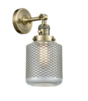 Stanton - 1 Light - 6 inch - Antique Brass - Adjustable Sconce (3442|203SW-AB-G262)