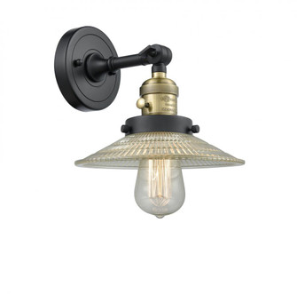 Halophane - 1 Light - 9 inch - Black Antique Brass - Adjustable Sconce (3442|203SW-BAB-G2)