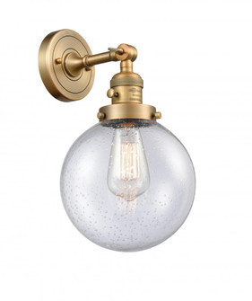 Beacon - 1 Light - 8 inch - Brushed Brass - Adjustable Sconce (3442|203SW-BB-G204-8)