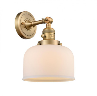 Bell - 1 Light - 8 inch - Brushed Brass - Adjustable Sconce (3442|203SW-BB-G71)