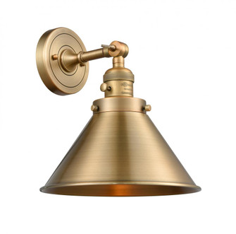 Briarcliff - 1 Light - 10 inch - Brushed Brass - Adjustable Sconce (3442|203SW-BB-M10-BB)