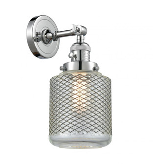 Stanton - 1 Light - 6 inch - Polished Chrome - Adjustable Sconce (3442|203SW-PC-G262)