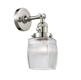 Colton - 1 Light - 6 inch - Polished Nickel - Adjustable Sconce (3442|203SW-PN-G302)
