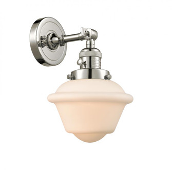 Oxford - 1 Light - 8 inch - Polished Nickel - Sconce (3442|203SW-PN-G531)