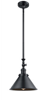 Briarcliff - 1 Light - 10 inch - Matte Black - Stem Hung - Adjustable Mini Pendant (3442|206-BK-M10-BK-LED)