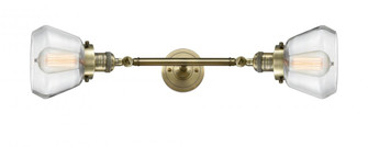Fulton - 2 Light - 7 inch - Antique Brass - Adjustable Bath Vanity Light (3442|208L-AB-G172)