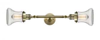 Bellmont - 2 Light - 6 inch - Antique Brass - Adjustable Bath Vanity Light (3442|208L-AB-G192)