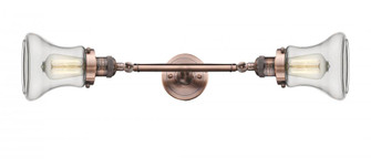 Bellmont - 2 Light - 6 inch - Antique Copper - Adjustable Bath Vanity Light (3442|208L-AC-G192-LED)