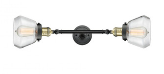 Fulton - 2 Light - 7 inch - Black Antique Brass - Adjustable Bath Vanity Light (3442|208L-BAB-G172)