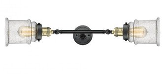 Canton - 2 Light - 6 inch - Black Antique Brass - Adjustable Bath Vanity Light (3442|208L-BAB-G184)