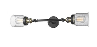 Bell - 2 Light - 5 inch - Black Antique Brass - Adjustable Bath Vanity Light (3442|208L-BAB-G54-LED)
