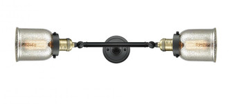 Bell - 2 Light - 5 inch - Black Antique Brass - Adjustable Bath Vanity Light (3442|208L-BAB-G58)