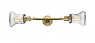 Bellmont - 2 Light - 6 inch - Brushed Brass - Adjustable Bath Vanity Light (3442|208L-BB-G194)