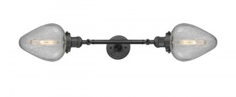 Geneseo - 2 Light - 7 inch - Oil Rubbed Bronze - Adjustable Bath Vanity Light (3442|208L-OB-G165)